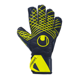 Uhlsport - Prediction Super Soft Goalkeeping Gloves Navy/White/Fluro Yellow Goalkeeper Gloves